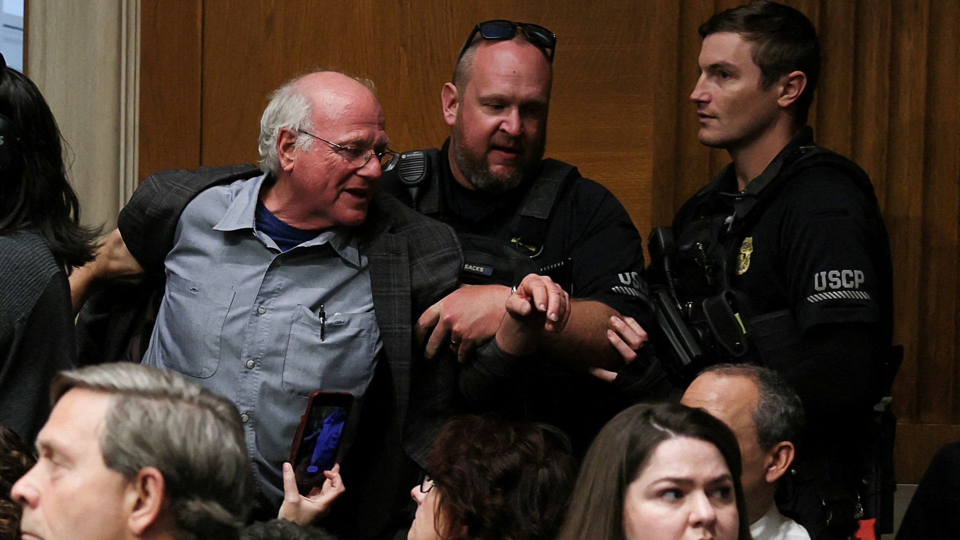 Ben & Jerry's Co-Founder Arrested for Disrupting Senate Hearing with Pro-Gaza Protest
